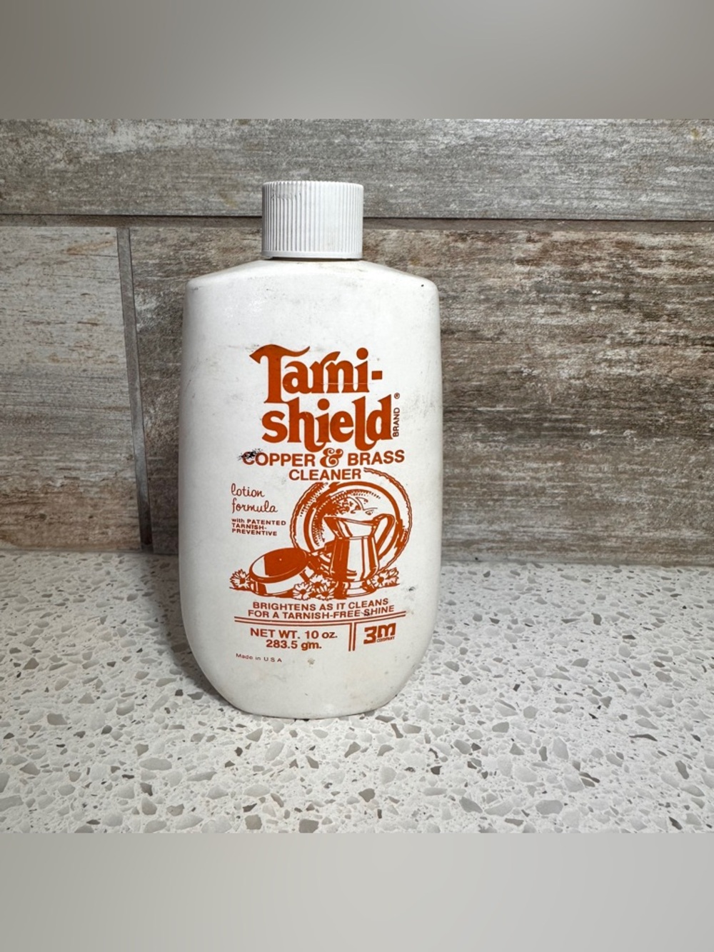 VTG Tarni-Shield Copper Brass Cleaner Lotion Formula 10 Oz Made In USA 60% Full